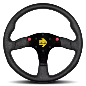 MOD 80 – HALF-GLASS STEERING WHEEL WITH BLACK BUTTONS
