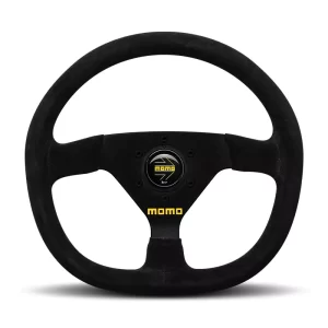 MOD 88 – HALF-DISH STEERING WHEEL IN BLACK LEATHER