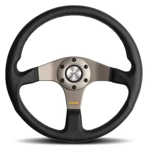 TUNER - BLACK LEATHER HALF-DISH STEERING WHEEL